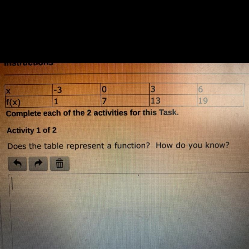 Does the table represent a function?how do you know-example-1