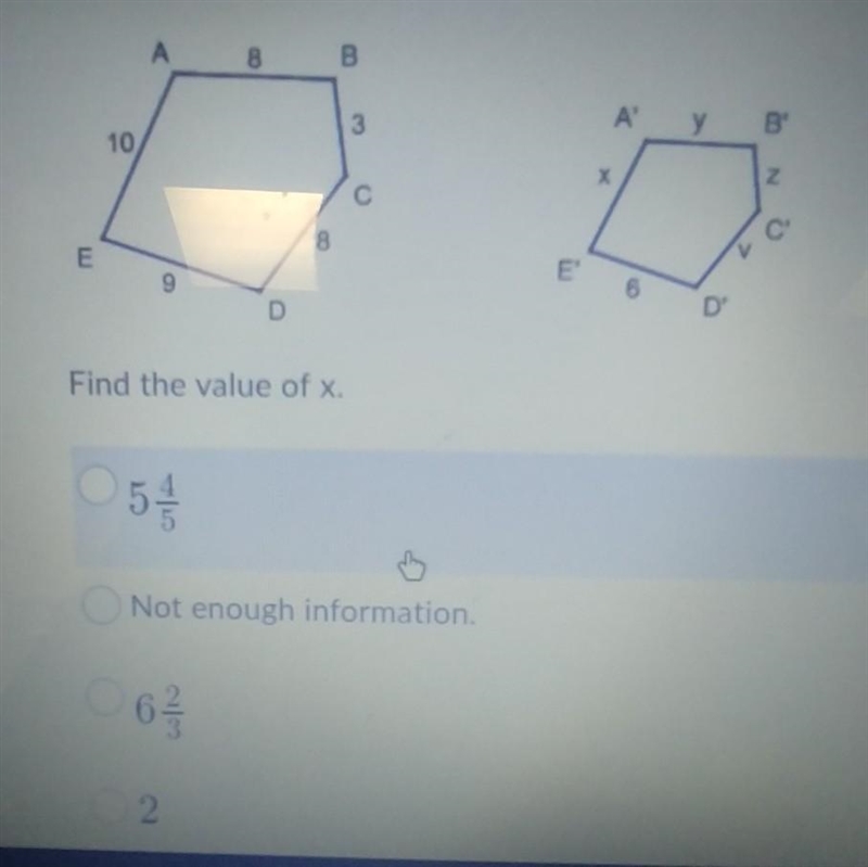 Find the value of X.​-example-1