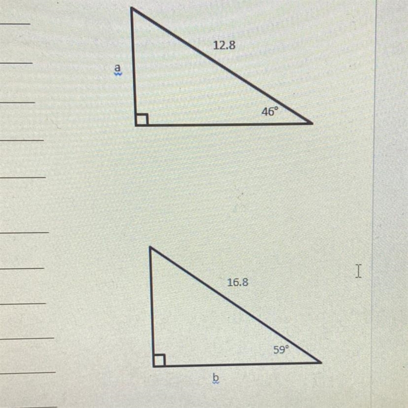 How to find out the value of the lettered sides-example-1