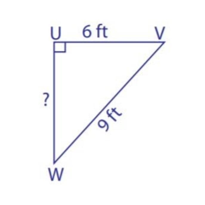 Find the measure of the missing side. Round your answer to the nearest tenth. (PYTHAGOREAN-example-1