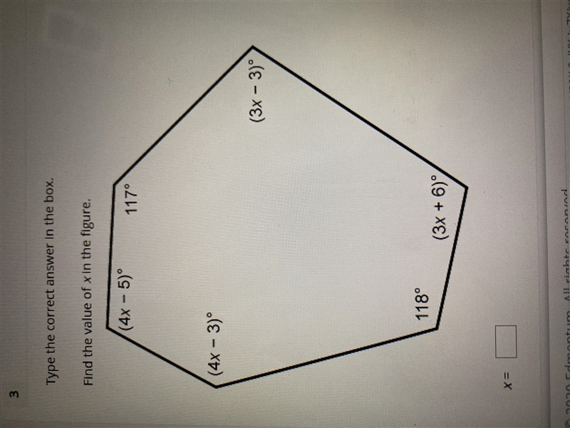 Find the value of x in the figure.-example-1