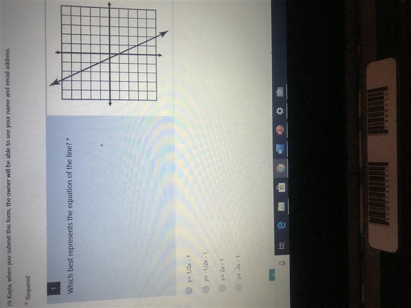 Which represents the equation of the line?-example-1