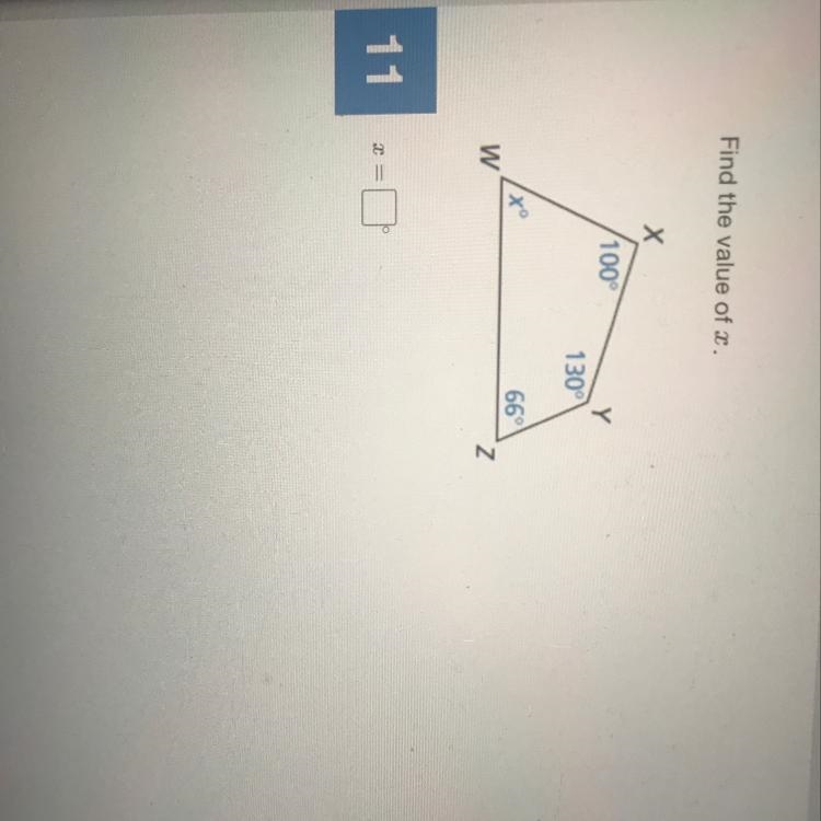 (GEOMETRY QUESTION) Find the value of X? Show all the work on how you got it-example-1