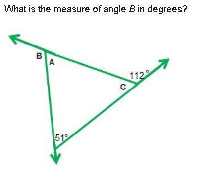 What is the measure of angle B in degrees?-example-1