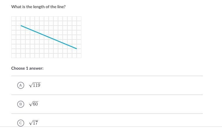 D is 13. What is the length of the line.-example-1