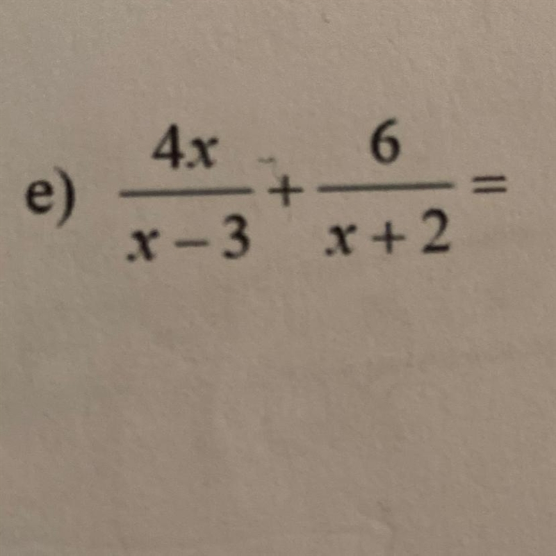 The subject is operations on rational expressions. The instructions are add or subtract-example-1