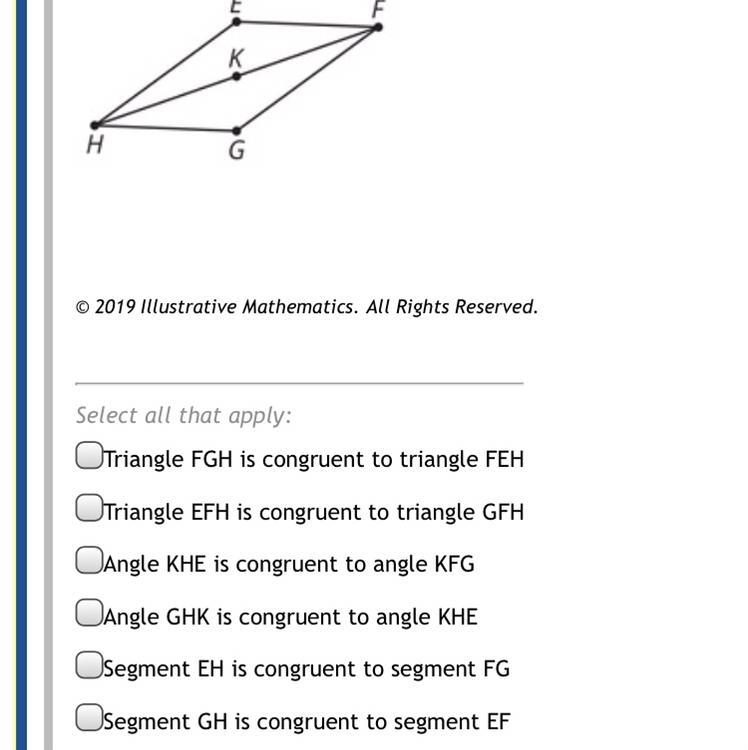 help me. Question: Triangle HEF is the image of triangle FGH after a 180 degree rotation-example-1