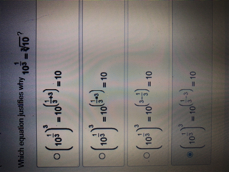 Which equation justifies why please help-example-1