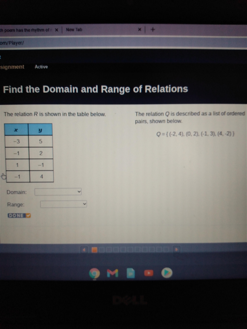 PLEASE HELP ME Find the domain and range-example-1