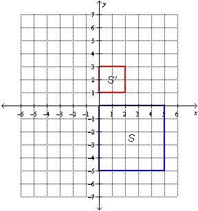 Which describes how square S could be transformed to square S prime in two steps? Assume-example-1