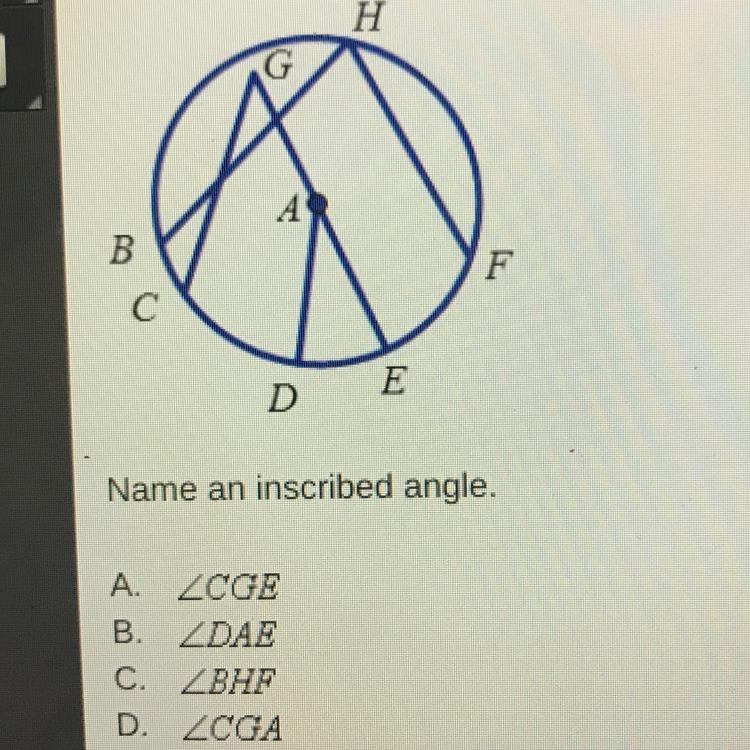 Name the inscribed angle-example-1