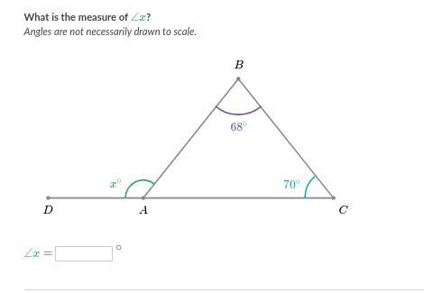 What is a measure ∠x-example-1