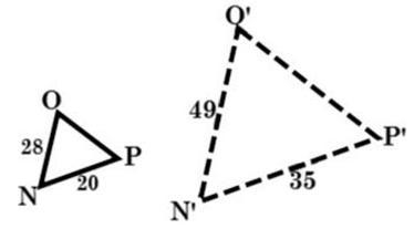 wht is the scale factor of the dialation above plzzzzzzzzzzzzzzz help meeeeeeeeeeeee-example-1