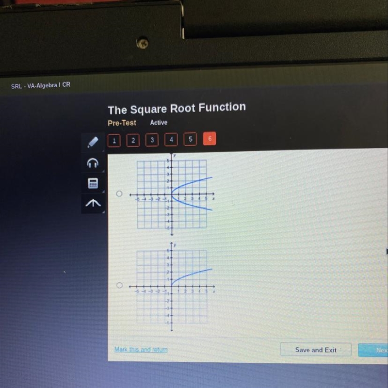 Which is the graph of f(x) = /x?-example-1