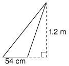 PLZ HELP! please answer both if you can!! 1. What is the area of the following triangle-example-1