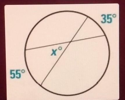 Find the value of x •10 •90 •45 •20​-example-1