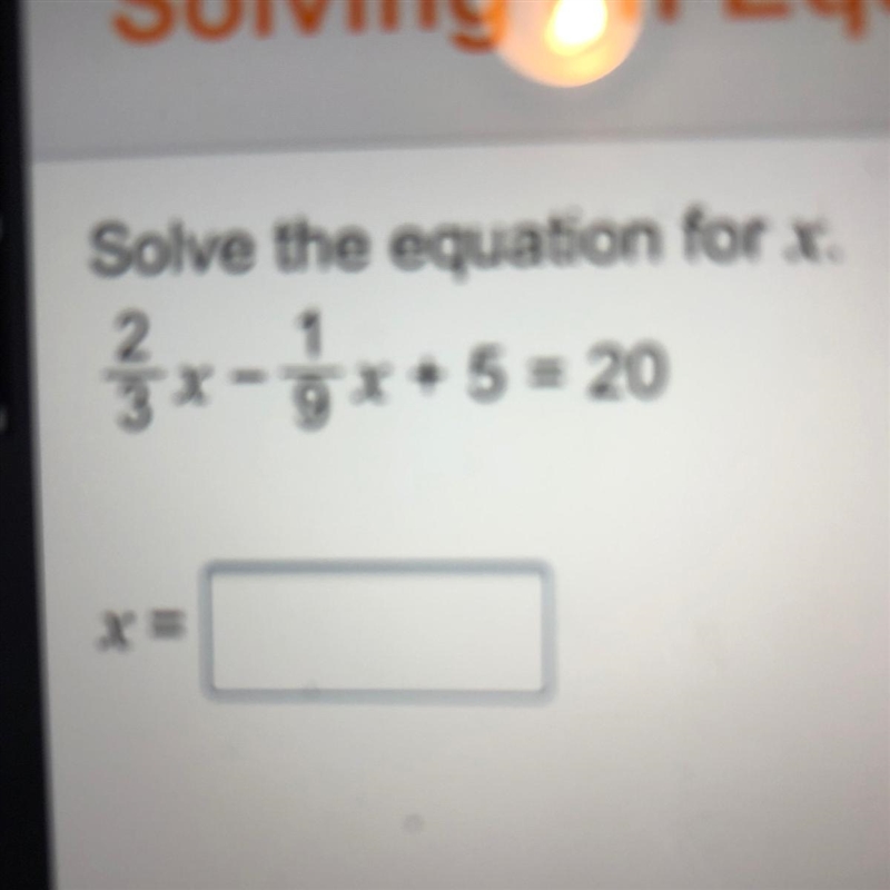 Solve the equation for x.-example-1