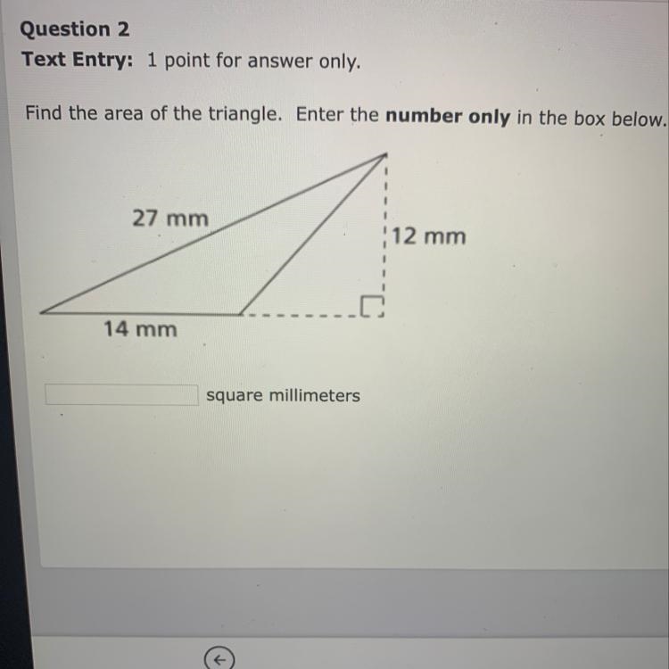 Find the area of the triangle. Pls help!-example-1