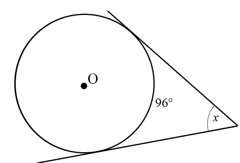 Find the value of x. A. 74 B. 78 C. 76 D. 84-example-1