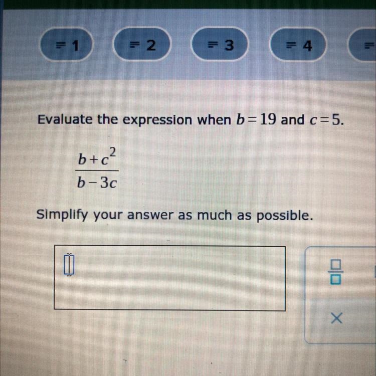 Evaluate the question and simplify-example-1