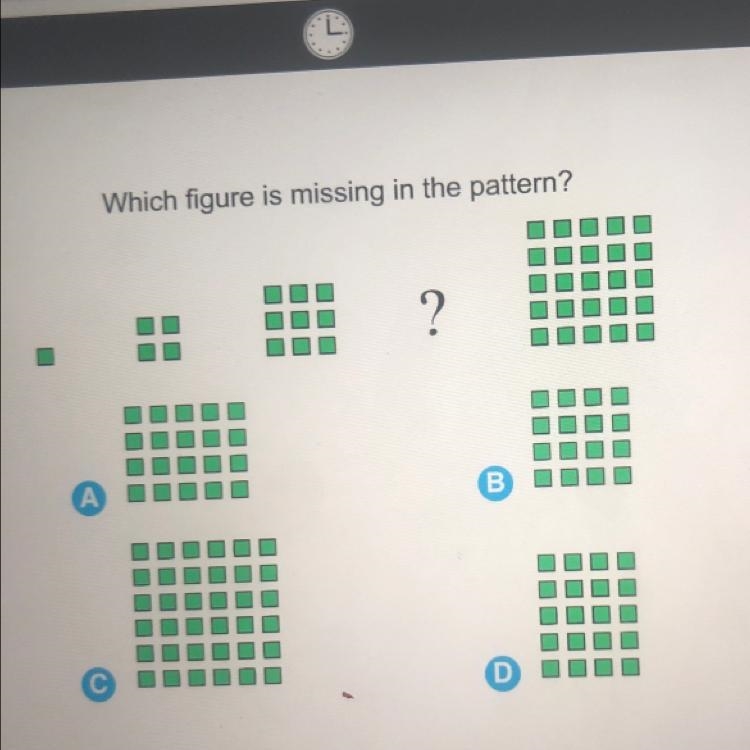 Which figure is missing in the pattern?-example-1