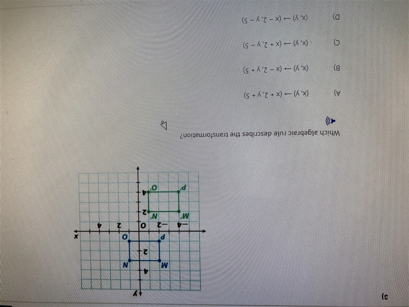 Which algebraic rule Describes the transformation-example-1