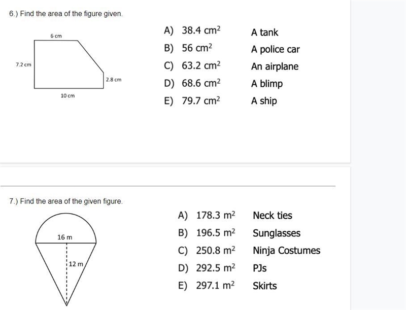 Can anyone help me with these questions please? It's irregular areas i can figure-example-1