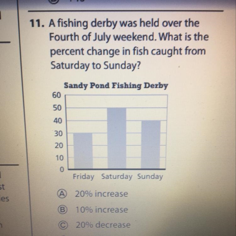 A. 20% increase B. 10% increase C. 20% decrease D. 10% decrease-example-1