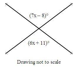 1)What is the value of x? drawing not to scale A)-19 B)125 C)19 D)55 2) M<3=37 find-example-1