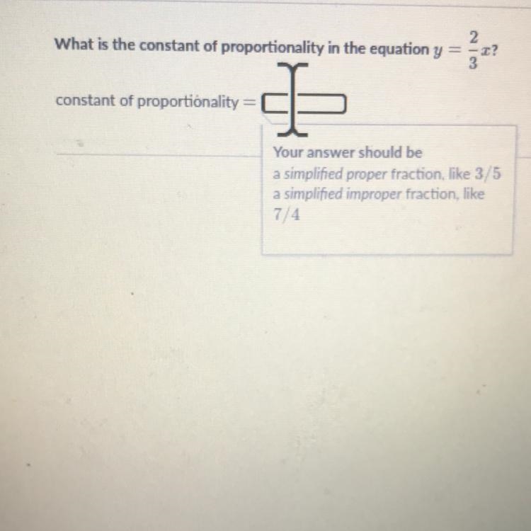 HELP me please. What is the constant of proportionality-example-1