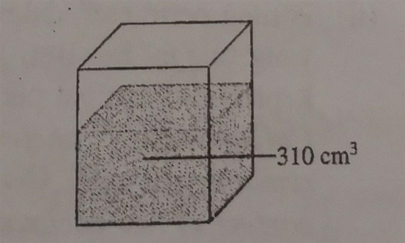 Pls help me thank you The capacity of the container is 350 cm³. 50 marbles with the-example-1