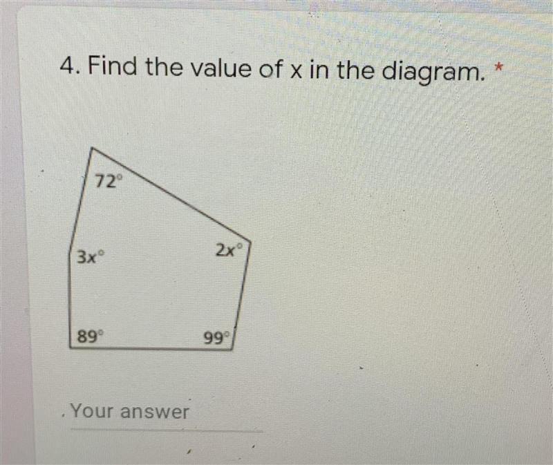 Find the value of X in the diagram-example-1