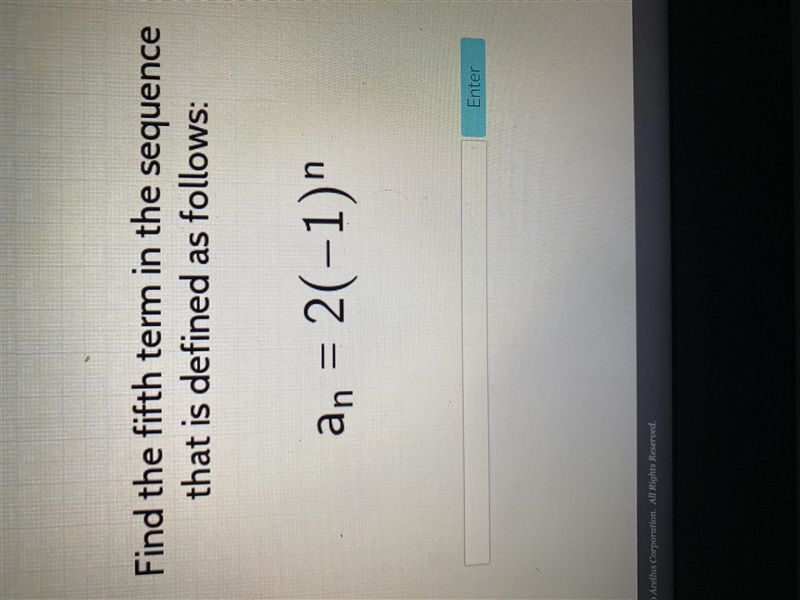 Find the fifth term in the sequence that is defined as follows:-example-1