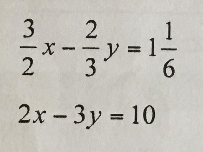 Hi how do I solve this simultaneous equation-example-1