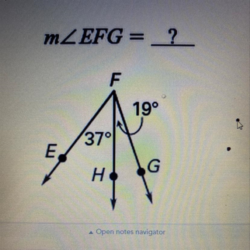 What is the measure of EFG-example-1