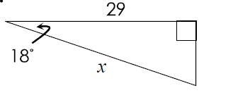 Solve for x. Round your answer to the nearest tenth if necessary.-example-1