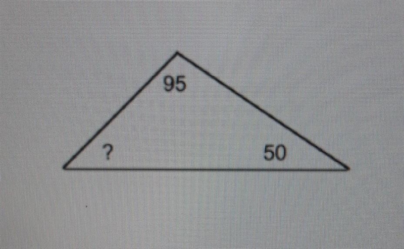 Find the missing angle measure ​-example-1