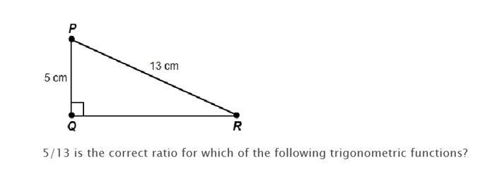 Question 5 options: sin P cos R tan R cos P-example-1