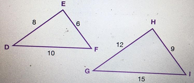 Need help ASAP! What similarity property, if any, can be used to show that the following-example-1