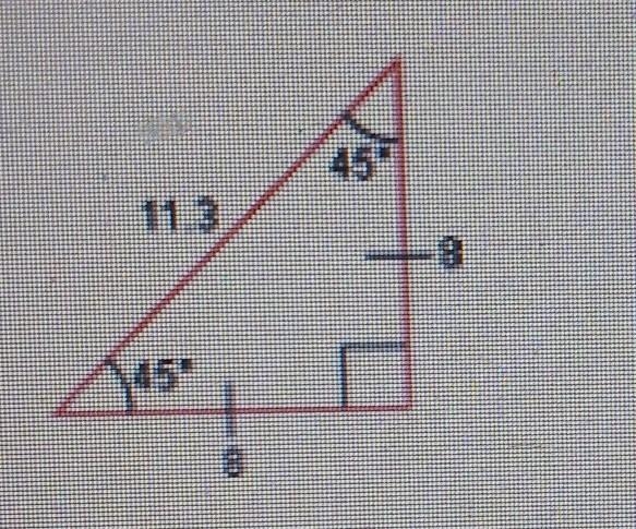 Classify the following triangle. Check all that apply. A.Isosceles B.Scalene C.Acute-example-1