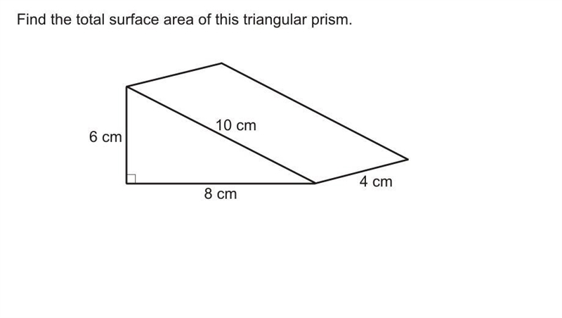 Find the total surface area of this triangular prism.-example-1