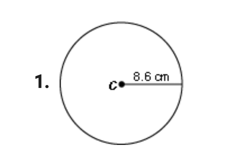 Geometry Question find the area of the circle to the nearest hundredth.-example-1