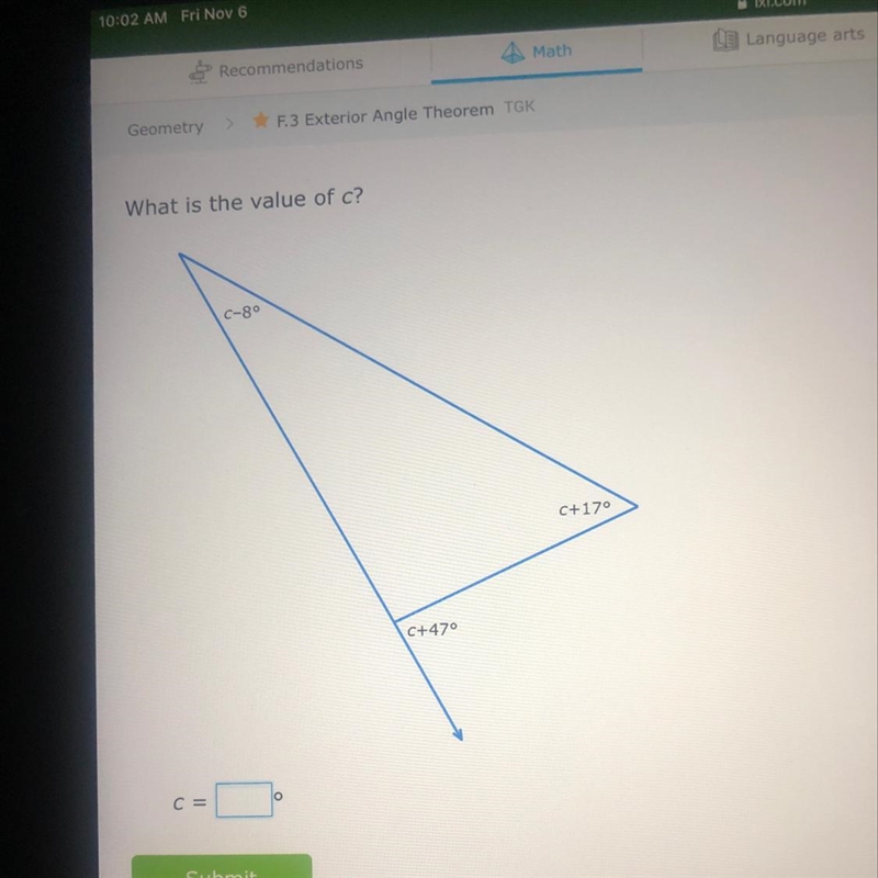 Plssss help what is the value of c-example-1