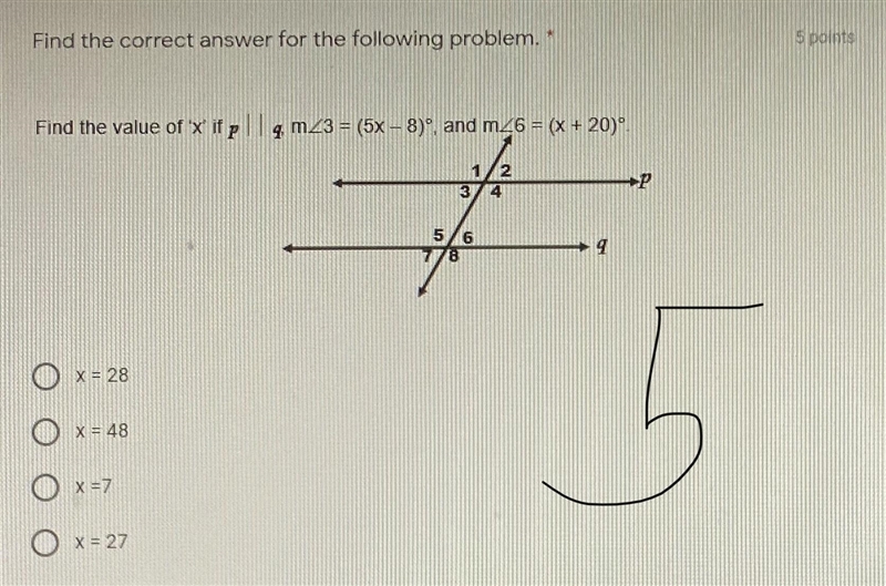 im failing Geometry if anyone is good at Geometry and want to help me i attached 5 problems-example-4