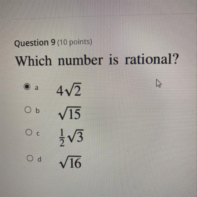 Which number is rational ?-example-1