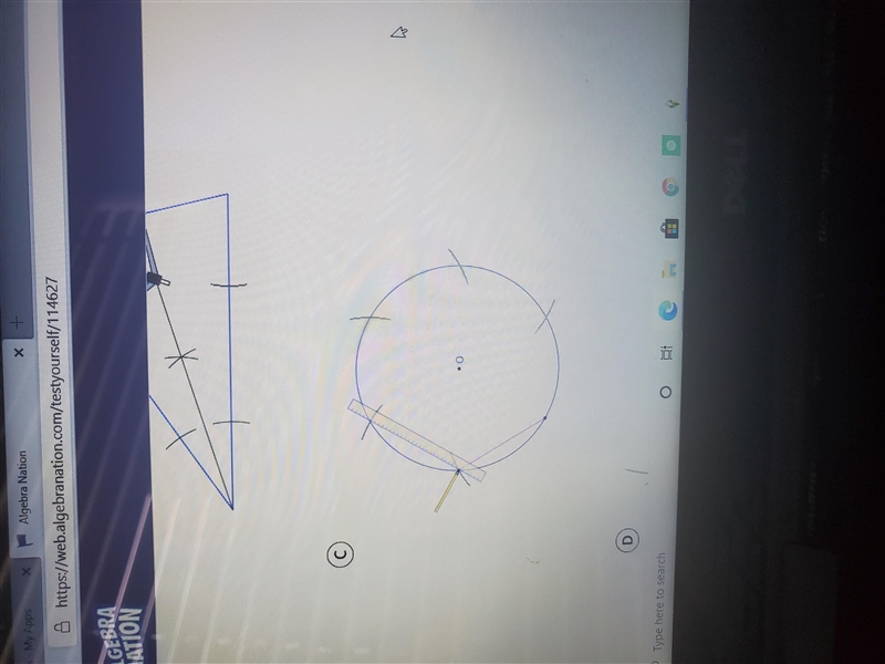 Which of the following constructions shows the construction of a circumcircle?-example-3