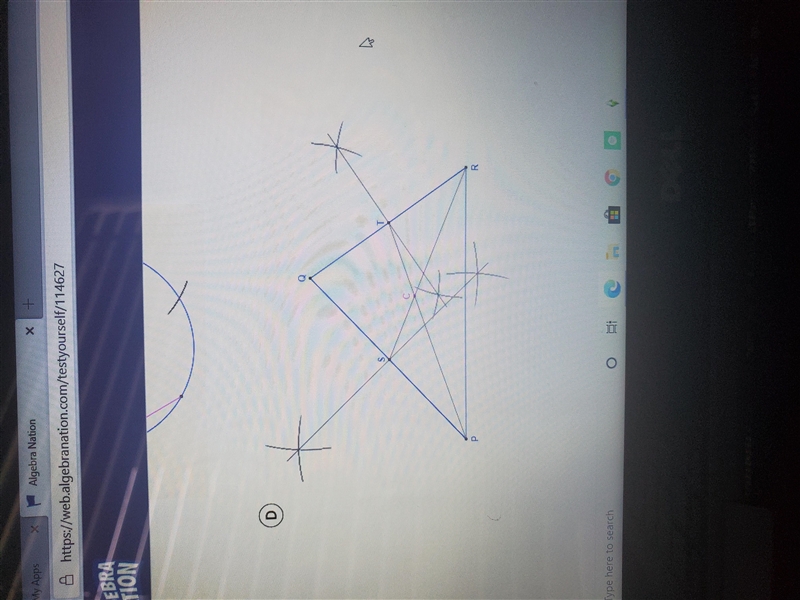 Which of the following constructions shows the construction of a circumcircle?-example-4