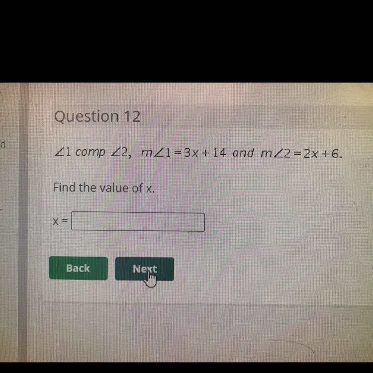 Find the value of X. I greatly appreciate your help-example-1