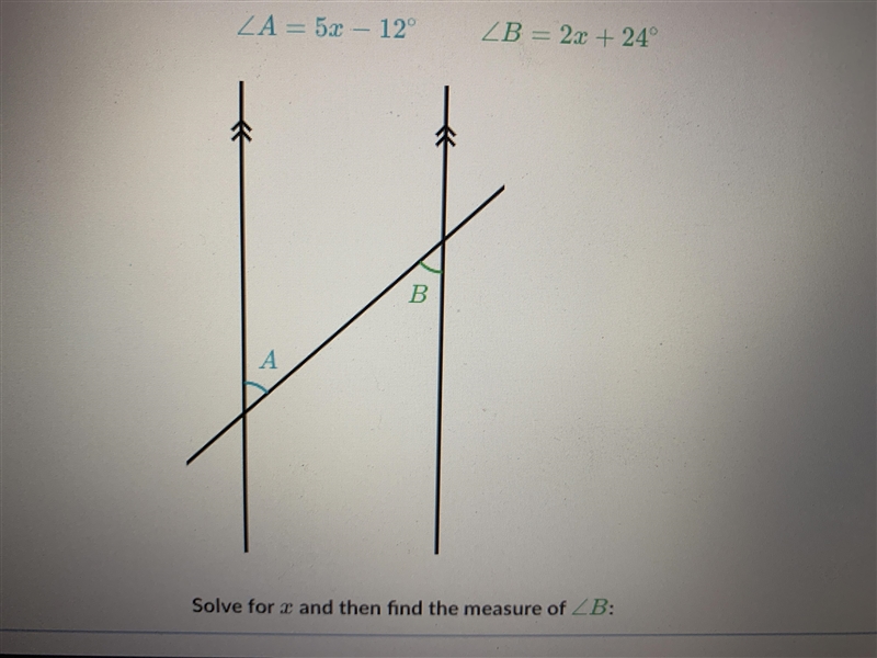 Equations with angles can someone please answer pleaseeee-example-1