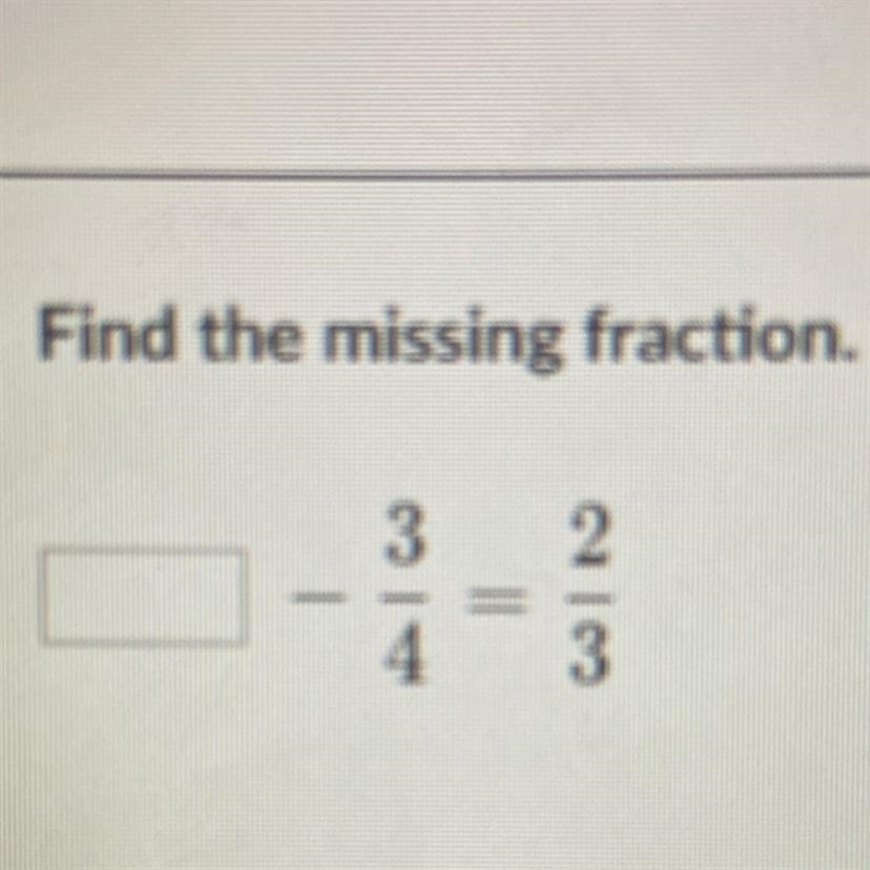 Find the missing fraction. 3 2 10 4 3-example-1